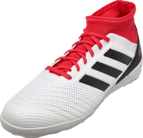 adidas Predator Tango 18.3 in Unisex Soccer Shoe, White/Core 